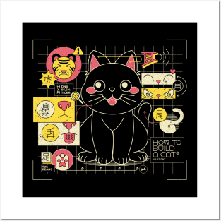 Japanese Cat Graph by Tobe Fonseca Posters and Art